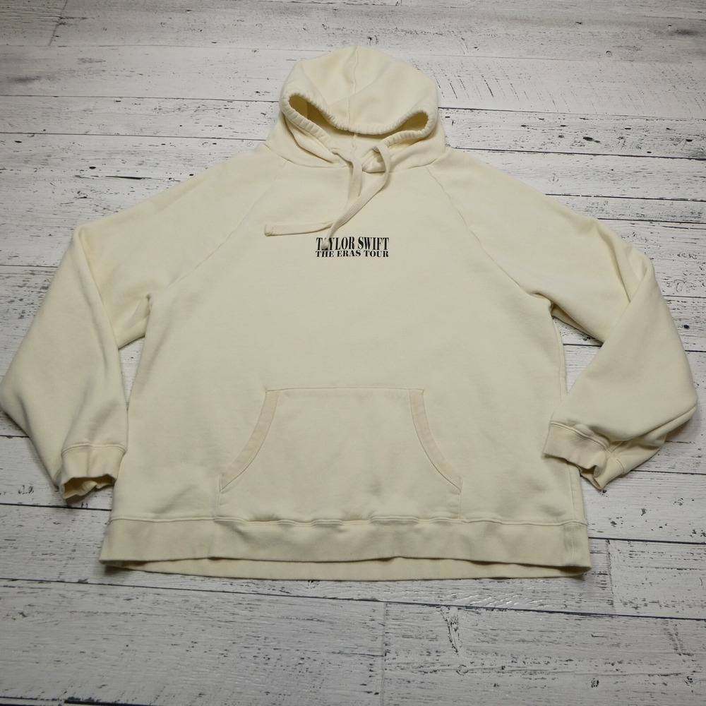 TAYLOR SWIFT Hoodie Size 3XL 2023 The Eras Tour Beige Cream Concert Apparel